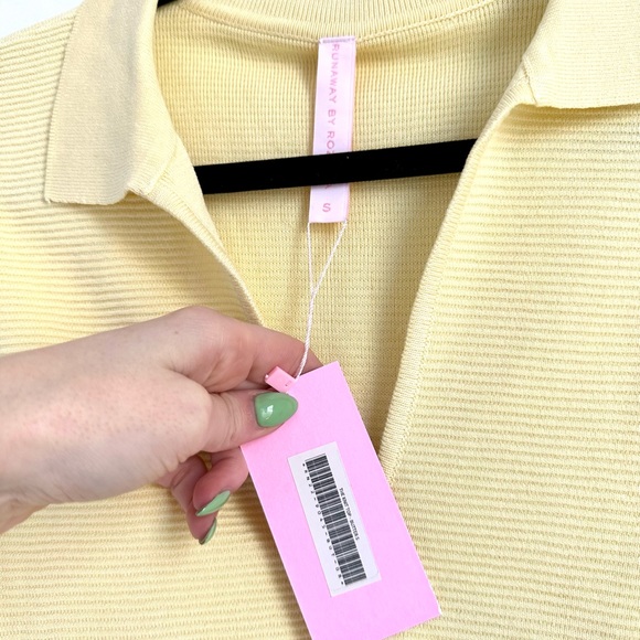 RUNAWAY THE KNIT TOP - BUTTER - Picture 6 of 7